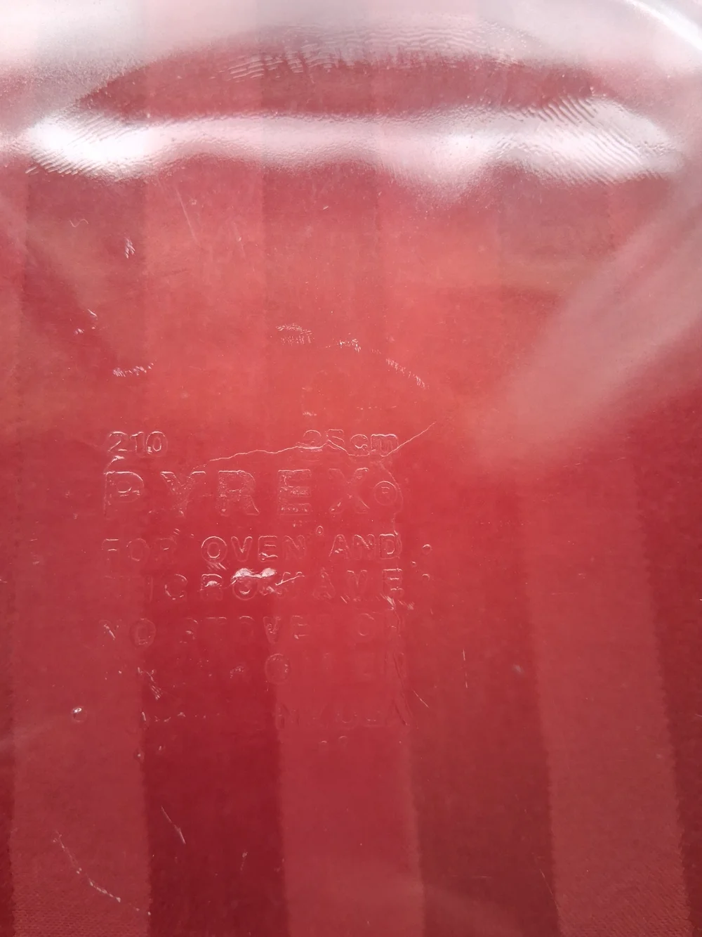 Pyrex Clear Glass Dinner Plate - Transparent